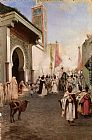Constantinople Canvas Paintings - Entrance of Mohammed II into Constantinople